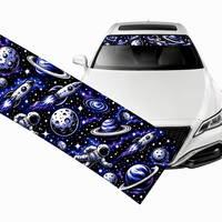 Autocollant de pare-brise de luxe Dragon Chinois, motif mythologique doré, en vinyle auto-adhésif, pour bande solaire, imperméable et résistant aux UV pour voiture