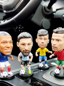 Adorno de Coche de Fútbol, Muñeco de PVC con Cabeza Móvil de Cristiano Ronaldo con Diseños de Yamal, Sun Xing Min y Harland - Product Image 6