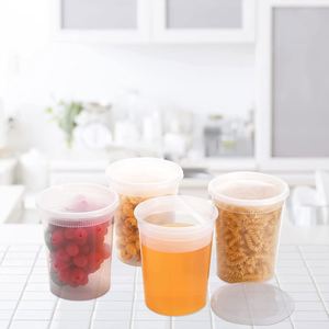 Conteneur de stockage en plastique empilable et étanche pour aliments, boîte à lunch de 32 oz - Product Image 2
