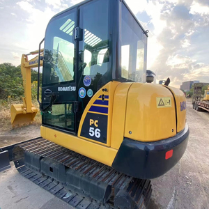 Original Paint Used Komatsu PC56 Mini Excavator Stable Quality For Long Term Working - Product Image 1