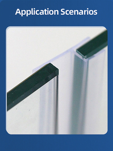 8mm PVC Transparent Durable Mur Étanche Porte Coulissante En Verre <span class=keywords><strong>Joint</strong></span> Écran <span class=keywords><strong>De</strong></span> <span class=keywords><strong>Douche</strong></span> Bandes D'étanchéité - Product Image 3