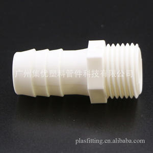 Adaptador Roscado de Plástico JU G NPT M8 M10 M12 Macho Externo Recto o Curvo para Tuberías de Fluidos - Product Image 2