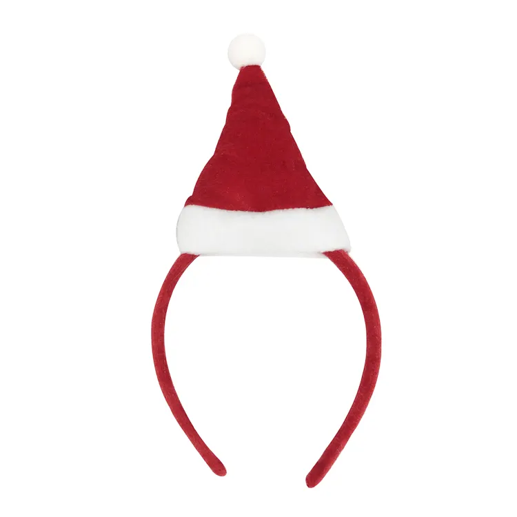 Rot haarband Weihnachten Santa Claus stirnband Mini Santa Hut Haar Clip