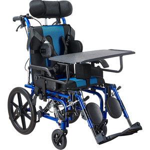 Silla de Ruedas Pediátrica Aolian Reclinable con Respaldo Alto, Manual, de Aleación de Aluminio, para Rehabilitación de Parálisis Cerebral, Uso Doméstico - Product Image 3