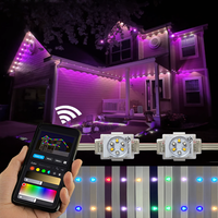 Vente chaude En Gros 100m Sans quantité minimale de commande Étanche Rvb Pixel Led Permanent Lumières De Noël Point Pixel Lumières