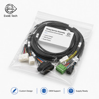 Arnés de Cableado Personalizado UL1007 22AWG 300V de Cobre, Anti-Interferencia, con Múltiples Conectores, para Control Industrial