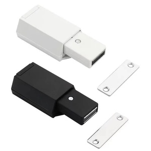 Heavy-Duty Magnetic <b>Push</b>-<b>Button</b> Type Concealed Cabinet Door High Self-Spring Closing Device for <b>Switch</b> Wardrobe Inductive - Product Image 1