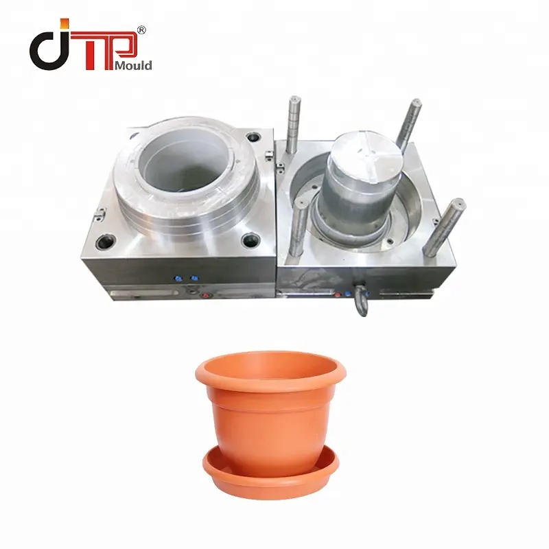 Factory Directly Made China customized original round plant flower pot mould with bottle