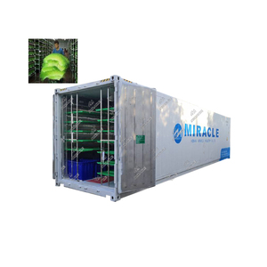 Vận chuyển container loại hydroponic Lúa Mạch Hạt Giống Nảy mầm hệ thống với công suất hàng ngày của 500 kg tươi thức ăn cho thức ăn chăn nuôi - Product Image 4