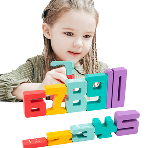 Blocos de construção de grande porte para educação infantil empilhamento brinquedos para crianças pequenas número cognição matemática básica - Product Image 2