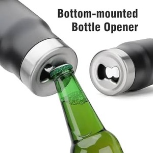 Thermos isotherme en acier inoxydable 4 en 1 pour canettes et bouteilles de bière de 12 oz, idéal pour le camping - Product Image 5