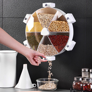 Boîte de conservation rotative Gravoler Hargo pour cuisine, avec couvercle anti-humidité large en plastique, pour presser et sceller - Product Image 6