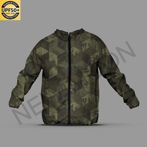 Chaqueta Cortavientos Ligera de Alta Calidad para Hombre, con Capucha, Logotipo Personalizado, Protección Solar para Exteriores, Pesca y Deportes - Product Image 1
