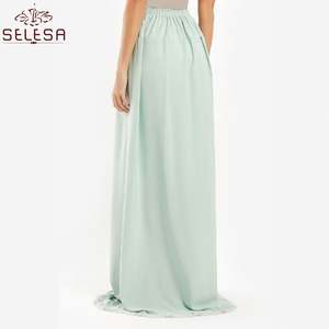 Abbigliamento islamico preghiera araba tinta unita maniche lunghe Dubai abiti <span class=keywords><strong>turchi</strong></span> abiti da preghiera per donne musulmane - Product Image 5