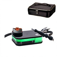 Kit Chicha Portable avec Base Lumineuse LED, Facile à Utiliser et à Nettoyer, Tuyau à Eau Chicha avec Étui de Transport pour le Marché Américain