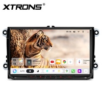 XTRONS Stereo Mobil Android 9 Inci untuk Volkswagen/SKODA/SEAT Android 15 Octa Core 4+64GB Layar QLED Global 4G DSP DQ7603 BT5.4