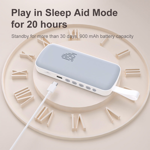 Altavoz portátil de conducción ósea con ruido blanco para dormir, auriculares inalámbricos de música, altavoz de almohada para dormir de lado, salud inteligente - Product Image 6