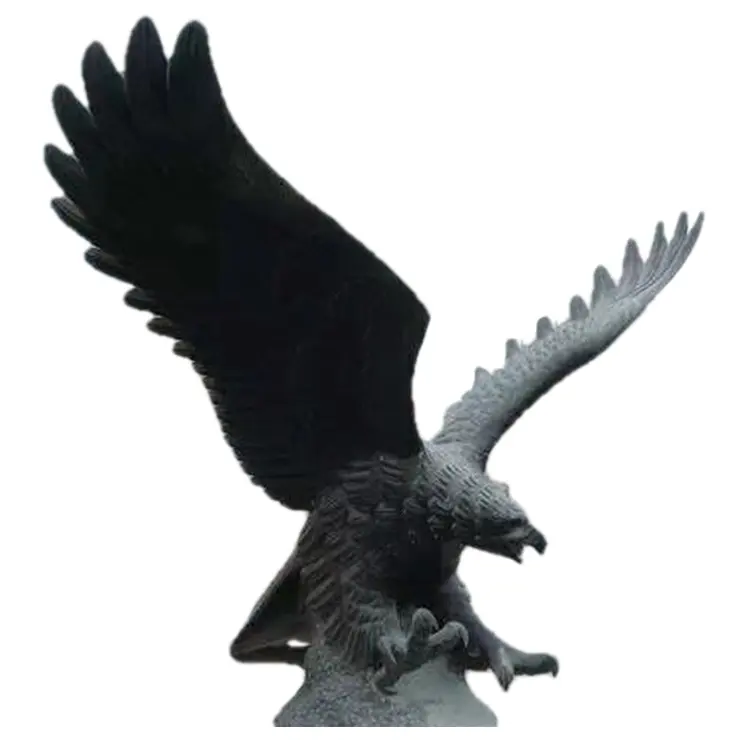 캐스트 순수 구리 독수리 동물 청동 조각 디지털 인쇄 유럽 민속 예술 금속 조각, 스테인레스 스틸 YWS-121