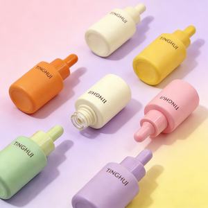 Wholesale Multi-Size 30ml 60ml 120ml Empty Hair Essential Oil Glass Dropper <b>Face</b> <b>Cream</b> <b>Lotion</b> Macaron Glass Dropper Bottle - Product Image 3