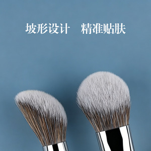 Customized Influencer Style <b>Blush</b> Cream <b>Brush</b> Sloping Design For Contouring Liquid Cream Makeup Cangzhou Wholesale - Product Image 3