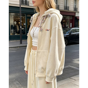 Nueva <span class=keywords><strong>sudadera</strong></span> con capucha y <span class=keywords><strong>cremallera</strong></span> para <span class=keywords><strong>mujer</strong></span>, <span class=keywords><strong>sudadera</strong></span> con capucha y bolsillos, ropa informal de manga larga, ropa <span class=keywords><strong>fina</strong></span> para primavera y otoño - Product Image 1
