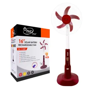 Quạt Đứng Sạc Năng Lượng Mặt Trời TNTSTAR, TG-1140K 16 Inch AC DC 12V