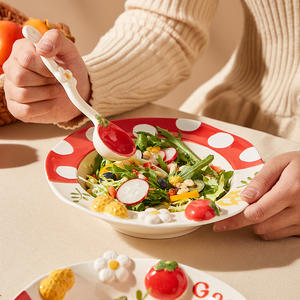 Juego de Tazones de Cerámica de Alta Gama, Aptos para Microondas, con Diseño de Dibujos Animados, Regalo de Inauguración, Tazón para Fideos Instantáneos, Vajilla con Acabado Subesmaltado - Product Image 2