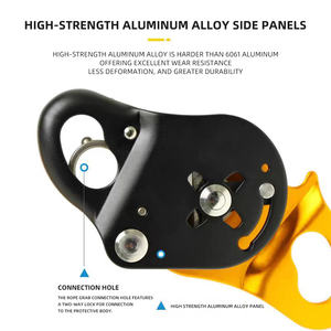 Dispositivo anticaduta automatico Guangjia per lavori in quota con fune di <span class=keywords><strong>sicurezza</strong></span> per discesa in corda doppia - Product Image 5