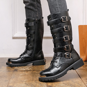 Botas de Motocicleta Retro de Estilo Palacio para Hombre, Talla Grande, Resistentes para las Cuatro Estaciones, 2026 - Product Image 4