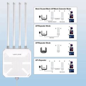 Wavlink 2025 New <strong>WiFi</strong> 7 Outdoor Long Range 1KM Mesh POE IP67 Waterproof Wireless Dual Bands 5100Mbps Repeater - Product Image 4