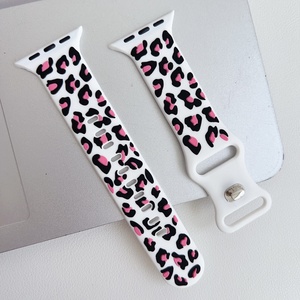 Correa de silicona con estampado de leopardo 3D de varios colores correa de reloj en relieve personalizada <span class=keywords><strong>38mm</strong></span> 40mm 41mm <span class=keywords><strong>para</strong></span> <span class=keywords><strong>Apple</strong></span> <span class=keywords><strong>Watch</strong></span> Series <span class=keywords><strong>3</strong></span> 4 5 6 SE - Product Image 6