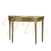 Yips LD-1203-0847 Peint À La Main Motif Floral Antique-look Style Européen Décoration De La Maison De Luxe Console Table