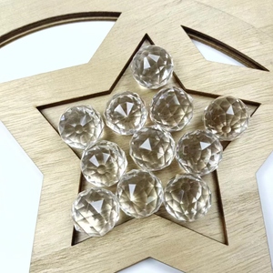 Esferas de Cristal Transparente de 20 mm, Bolas Facetadas para Decoración, Prismas, Atrapasoles, Cuarzo Transparente al por Mayor - Product Image 4