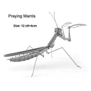 ตัวต่อโลหะ 3 มิติ ชุดแมลง ผีเสื้อ แมลงปอ แมงป่อง ตั๊กแตน แมงมุม แบบประกอบเอง สำหรับ<span class=keywords><strong>อายุ</strong></span> 14 ปีขึ้นไป บรรจุกล่องสี - Product Image 3