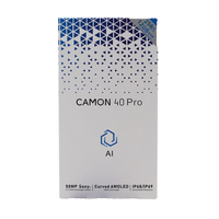 Smartphone Camon 40 Pro 5G 256 Go 12 Go de RAM Écran AMOLED Incurvé 120 Hz Téléphone Mobile IA 108 MP