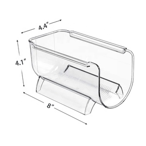ANJUKE Empilable Transparent En Plastique Réfrigérateur Bouteille Casier À Vin Titulaire Organisateur De Stockage Pour Réfrigérateur - Product Image 3