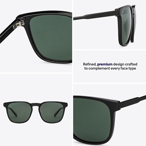 NOVISON Retro Shades Double Beams CE UV400 Full Rim Oval Frame Sports <b>Sunglasses</b> for Unisex Outdoor Use - Product Image 2