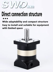 מפחית הילוכים תיבת הילוכים פלנטרית עם מרווח נמוך מומנט גבוה עבור מנוע סרוו 3KW PF180 יחס מהירות 3-100 - Product Image 3