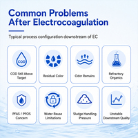 Système d'électro-oxydation BDD à l'échelle pilote pour le traitement des eaux usées par électrocoagulation, polissage des effluents MC088