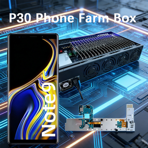 Caja de Control para Teléfonos P30, Caja de Control Multidispositivo de <span class=keywords><strong>20</strong></span> Puertos para Placa Base, Dispositivo de Gestión Multipuerto, Color Negro - Product Image 4