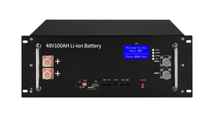 แบตเตอรี่ลิเธียมแบบชาร์จได้ อายุการใช้งาน 6000 รอบการชาร์จ 48V 105AH ติดตั้งบนแร็ค ตัวเรือนโลหะ พร้อมระบบจัดการแบตเตอรี่ (BMS) - Product Image 3