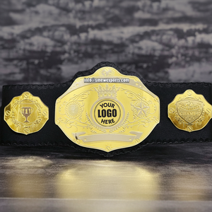 Cinturones de campeonato de peso pesado alto para MMA Boxeo Lucha Jiu-Jitsu con correa de cuero para Taekwondo Judo Grappling - Product Image 1