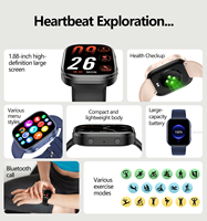 Coffret Cadeau Femme Enfant : Montre Connectée Élégante en Or Rose avec Écran TFT, Boucle Ardillon, Compatible iOS Android et Fonction SDK