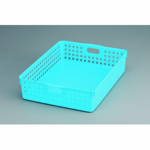 Cesto portaoggetti blu Inomata A4 - Product Image 1