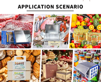 Boîtes Isothermes en Aluminium Ondulé Personnalisées avec Mousse pour Chaîne du Froid, Matériaux Recyclés pour l'Expédition Logistique d'Aliments Surgelés