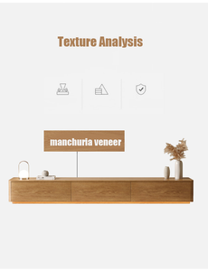 Fraxinus Mandshurica קיר רכוב טלוויזיה קבינט - Product Image 5