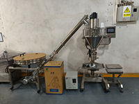 Machine de remplissage et d'emballage de remplissage de convoyeur à vis de peseur de tarière de poudre de dosage micro semi-automatique