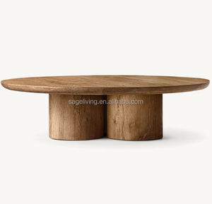 Đương Đại Mộc Mạc Vòng gỗ thiết kế Bàn cà phê cho phòng khách - Product Image 1