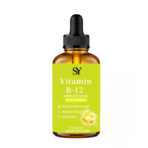 Acquistare il supporto per gocce di liquidi di vitamina B12 di alta qualità riduce l'affaticamento mentale e migliora la messa a fuoco e la memoria - Product Image 1