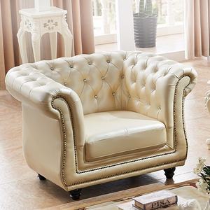 Canapé d'angle en cuir de style européen, mobilier de luxe léger, combinaison de canapés pour salon, canapé en cuir de vachette pleine fleur de luxe - Product Image 5